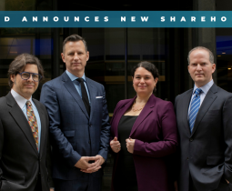 Newly announced shareholders