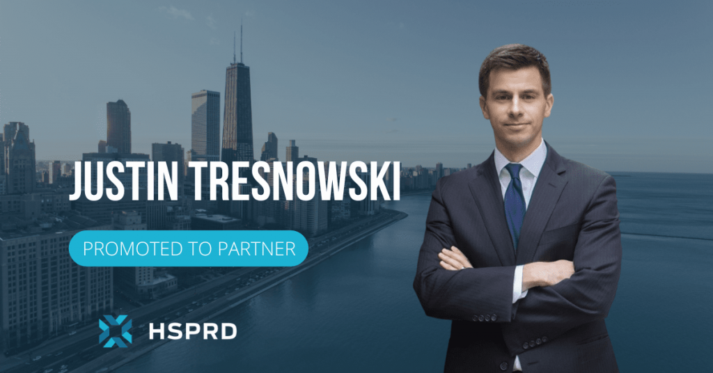 Newly Promoted Partner Justin Tresnowski.